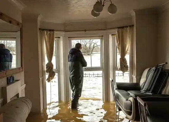 water damage restoration service Meridianville